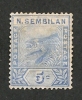 NEGRI SEMBILAN - N° 4  - Y&T -  * - Cote  50  € - Negri Sembilan