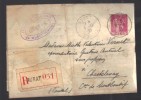 FRANCE 1935 N° 289  Obl. S/lettre Entiére Recommandée - 1932-39 Paz