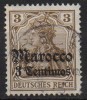 Deutsche Post In Marokko - Maroc - 1906 - Michel N° 34 - Maroc (bureaux)