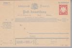 Bayern 1898- Soldaten-Postanweisung 10Pf. Ungebraucht - Enteros Postales