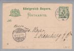 Heimat DE Bayern Zwiesel V 1901-02-05 5Pf.-GS M.Zudruck Theresienthaler Krystallglasfab. - Interi Postali
