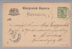 Heimat DE Bayern Monheim Schwaben 1895-01-29 5Pf.-GS Nach München - Interi Postali