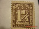 HAMBURG, SCOTT# 22a, 1&1/4s LILAC, MINT NG - Hamburg