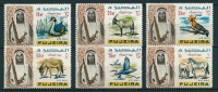 Fudschaira  1965  Pictorials "Air Mail"  (kpl. Set)  Mi-Nr.40/48  Falz / * MH - Fujeira