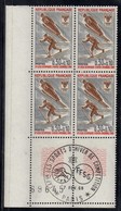 N° 1544 "Jeux Olympiques D'hiver " 1968, Bloc De Quatre, Oblit. Exp. Sports D'hiver De Compétition" - 1960-1969