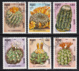 KAMPUCHEA-N°646 à 651- Oblitérés (Cactus) - Cactus