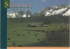 Stanley Idaho View Of Town Farm Valley And Mountains C1990s/2000s Vintage Postcard - Altri & Non Classificati