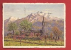 P0299 Chiesa Di Cugnasco,Carte Pour Les Sourds,Per I Sordi,Für Die Schwerhörigen.Circulé. Bienfaisance. - Cugnasco-Gerra