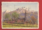 P0299 Chiesa Di Cugnasco,Carte Pour Les Sourds,Per I Sordi,Für Die Schwerhörigen.Circulé. Bienfaisance. - Cugnasco-Gerra