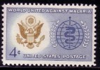 1962 USA World United Against Malaria Stamp Sc#1194 Health Eagle Snake WHO Seal Medicine - WHO