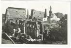 CARTOLINA  - EGITTO -  LUXOR - VEDUTA TEMPIO E MOSCHEA - ANNO 1961 - Louxor