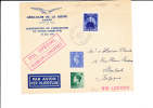 A0632    LETTRE      1947     NR. 480  CAT. P.A. /LUCHTPOSTCAT. - Andere & Zonder Classificatie