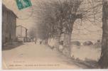 ANSE 69 LA LEVEE ET LE PONT DU CHEMIN DE FER AU BORD DE SAÔNE BELLE CARTE ANIMEE RARE !!! - Anse