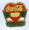 Pin's COCA COLA 1990 - Bravo à Nos Clients - Poignée De Mains - B100 - Coca-Cola