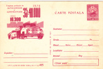 CAMIONS,VEHICLE PRODUCTION IN ROMANIA,1963 PC,STATIONERY CARD,ENTIER POSTAL,UNUSED VRY RARE! ROMANIA. - Camiones