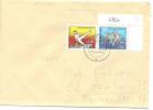 1970 Kinder- Und Jugendspartakiade Mi 1594-5 / Sc 1225;B156 / YT 1273-4 Auf Brief/lettre/on Letter [sim] - Storia Postale