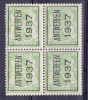 BELGIË - PREO - 1937 - Nr 320 A (Blok/Bloc 4) - ANTWERPEN 1937 - MNH** - Cote 30,80€ - Sobreimpresos 1936-51 (Sello Pequeno)