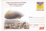 ROMANIA Stationery Cover,entier Postal 2004 ZEPPELINS LZ-127,unused. - Zeppeline