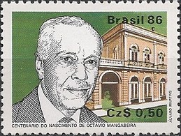 BRAZIL - BIRTH CENTENARY OF OCTÁVIO MANGABEIRA (1886-1960), STATESMAN 1986 - MNH - Neufs