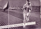 CARTE QSL CARD 1960 RADIOAMATEUR HAM OK-1 JEUX SPARTAKIADE GAMES PRAGUE PRAHA TCHECHOSLOVAQUIE CZECHOSLOVAKIA - Atletismo