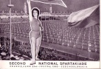 CARTE QSL CARD 1960 RADIOAMATEUR HAM OK-2 BRNO OUVERTURE JEUX SPARTAKIADE PRAGUE PRAHA TCHECHOSLOVAQUIE CZECHOSLOVAKIA - Atletismo