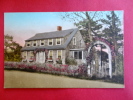 MA - Massachusetts > Cape Cod  Hanna Home Harwichport  Hand Colored   ===== Ref 397 - Cape Cod