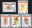 Cambodia 1995 Olympic Games Atlanta 1996 Sports Swimming Gymnastics Basketball Soccer Cycling Running Stamps MNH - Sommer 1996: Atlanta