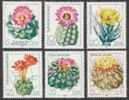 EAST GERMANY GDR 1983 DDR Plant Plants CACTI Cactusses Flowers Flower Cactus Nature Flora Stamps MNH Sc# 2349-2354 - Cactus