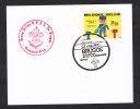 BELGIE  KAART MET SPECIALE STEMPELS BRUGGE  GROEP ST LEO V.V.K.S. 2e BRUGGE GROEPSLEIDING 23 MEI 1970 - Cartes Souvenir – Emissions Communes [HK]