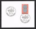 BELGIE  KAART MET SPECIALE STEMPELS BRUGGE  EUROPASTAD 29.4.72 - Souvenir Cards - Joint Issues [HK]