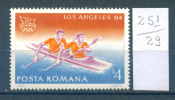 29K251 / SPORT Canoe Kanu Canoë Canoa - 1984 - Romania Rumanien Roumanie Roemenie ** MNH - Canoa