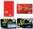 UCRAINA (UKRAINE) -  JEANS / MTS  (RECHARGE GSM) -  LOT OF 4 DIFFERENT         - USED°- RIF. 6581 - Ukraine