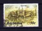 Barbados - 1985 - 50c Ghost Crab (No Imprint Date) - Used - Barbades (1966-...)
