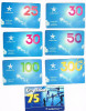 UCRAINA (UKRAINE) -  KIEVSTAR (RECHARGE GSM) -  LOT OF 7 DIFFERENT       - USED°- RIF. 6589 - Oekraïne