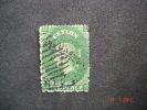 Ceylon  1861   Q.Victoria  2d    Green     SG20   Used - Ceylon (...-1947)