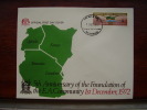 KUT 1972 5th.Anniv Of EAST AFRICAN COMMUNITY  5/- STAMP On FDC. - Kenya, Oeganda & Tanzania