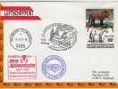 3352  Carta , Vuelo Globo,1997, Wien , Caballo,  ( Austria) - Storia Postale