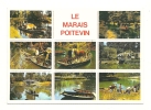 Cp, 79, Le Marais Poitevin, Multi-Vues, Voyagée 1989 - Autres & Non Classés