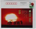 Handicapped Person Dancing,help Disabled,China 2003 Public Charity Advertising Pre-stamped Card - Handicaps