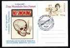 Roumanie, Lutte Contre Le Tabagisme - Oblitération 2007 Anti-tabac - "No Smoking" Special Cancel - Drogen
