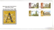 1982 FDC  New Zealand Architecture Set Of 4  7th April 1982 Unaddressed Official FDC - FDC