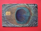 Chip Phone Card , $20 Etecsa, 30.000, Peacock Feather, Pluma De Pavo, - Cuba