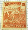 Hungary 1919 Harvesters 40f - Mint Hinged - Usati