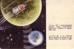 QSL CQ HAM RADIO UK-9 ORENBURG GAGARIN RUSSIA ESPACE SPACE SPOUTNIK SPUTNIK VOSTOK ORBIT MOON LUNE ROCKET MISSILE - Raumfahrt