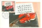 FRANCE CARTE MAXIMUM DUFY LE VIOLON ROUGE 1965 - Impressionisme