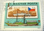 Hungary 1981 Ships 1ft - Used - Used Stamps