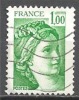 1 W Valeur Oblitérée, Used - FRANCE -  YT 1973 * 1977/1978 - N° 11-48 - 1977-1981 Sabina Di Gandon
