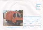 Radio POSTALE Système Mobile, Du Camionnage,1995 COVER STATIONERY,ENTIER POSTAL,UNUSED ROMANIA. - Camions