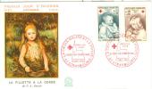 FRANCE ENV FDC 1° JOUR CROIX ROUGE RENOIR 1965 - Impressionisme