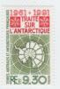 TAAF N° 162 YVERT 30ème ANNIVERSAIRE TRAITE SUR L'ANTARCTIQUE - Ungebraucht